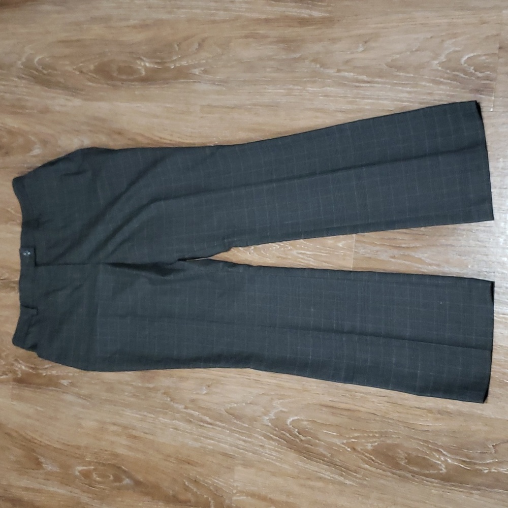 (12) NWT Haggar Classic Fit "Borderline" Charcoal Combo Suiting Pant Business